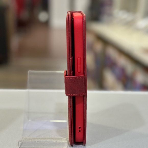 Beautiful iPhone 14 Pro Max Wallet Case + Glass Screen Protector,Ship Fast - Picture 6 of 8